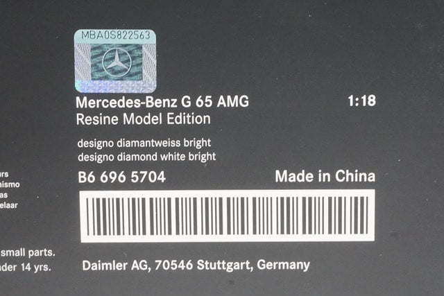 1:18 GT SPIRIT B66965704 Mercedes-Benz G65 AMG model car