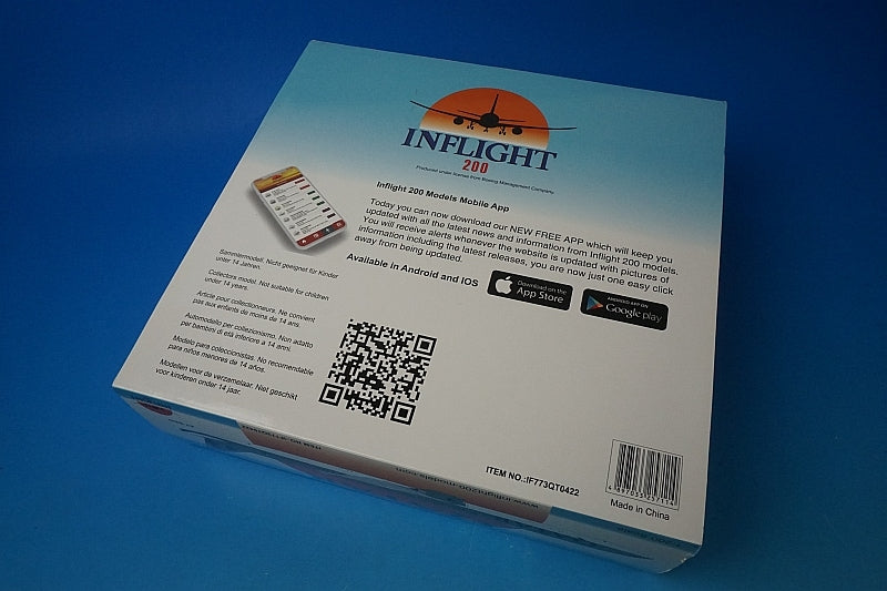 1:200 B777-300ER Qatar A7-BEN IF773QT0422 InFlight airplane model