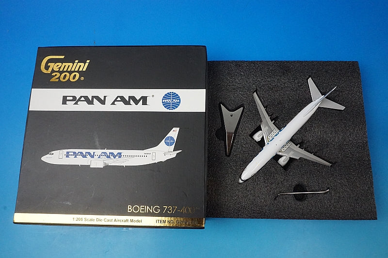 1:200 B737-400 PAN AM N406KW G2PAA255 Gemini airplane model