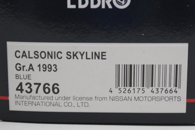 1:43 EBBRO 43766 Calsonic Skyline Gr.A 1993 #12 model car