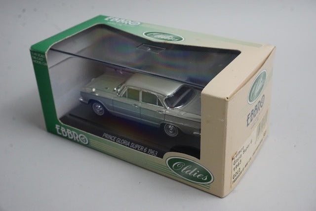 1:43 EBBRO 43569 Nissan Prince Gloria Super 6 1963 Gold