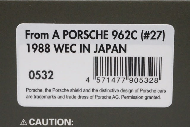 1:43 ignition model IG0532 From A Porsche 962C WEC IN JAPAN 1988 #27 Marlboro Edition