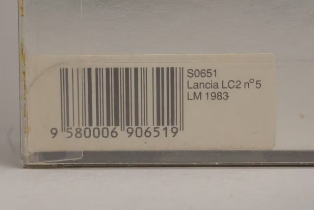 1:43 SPARK S0651 Lancia LC2 LM Le Mans 1983 MARTINI #5