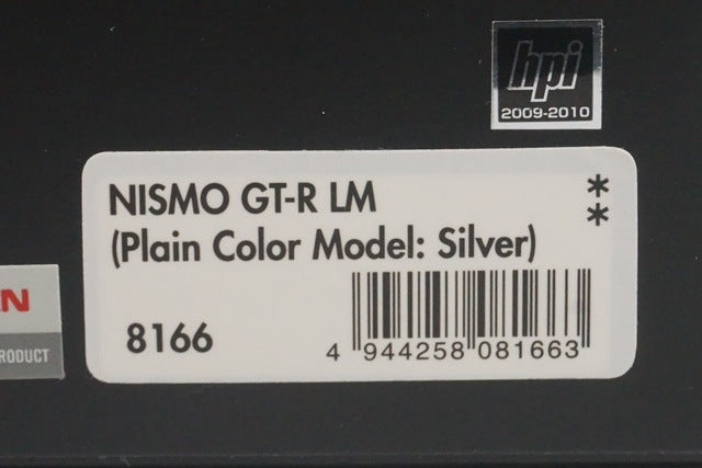 1:43 HPI 8166 Nissan NISMO GT-R Le Mans Silver Custom Order for Miniature Car Fans model car