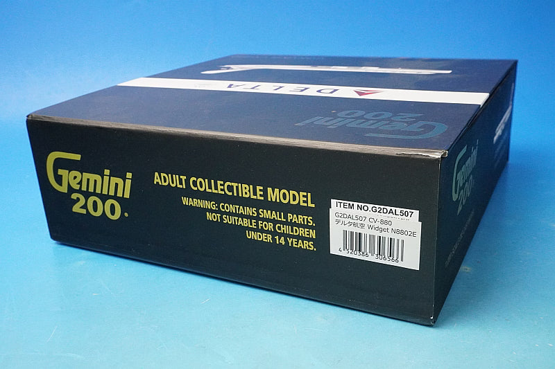 1:200 CONVAIR CV-880 DELTA Widget N8802E G2DAL507 Gemini