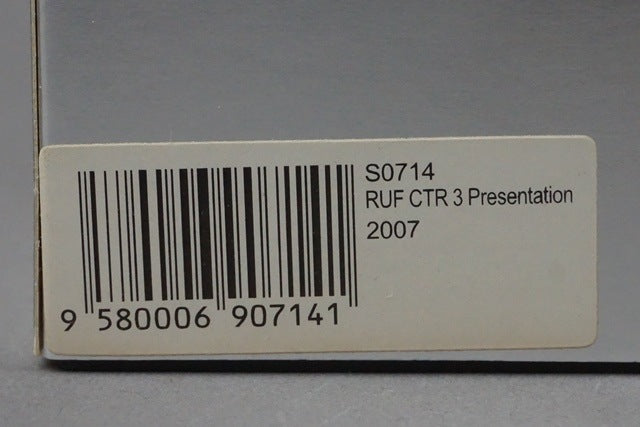 1:43 SPARK S0714 RUF CTR 3 Presentation 2007 Silver model car