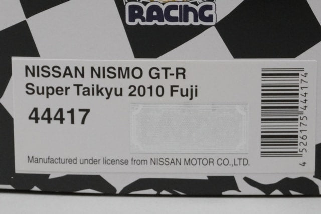 1:43 EBBRO 44417 Nissan NISMO GT-R Super Taikyu 2010 Fuji #23 model car
