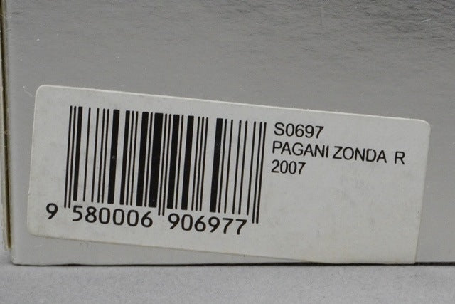 1:43 SPARK S0697 Pagani Zonda R 2007 #1 model car