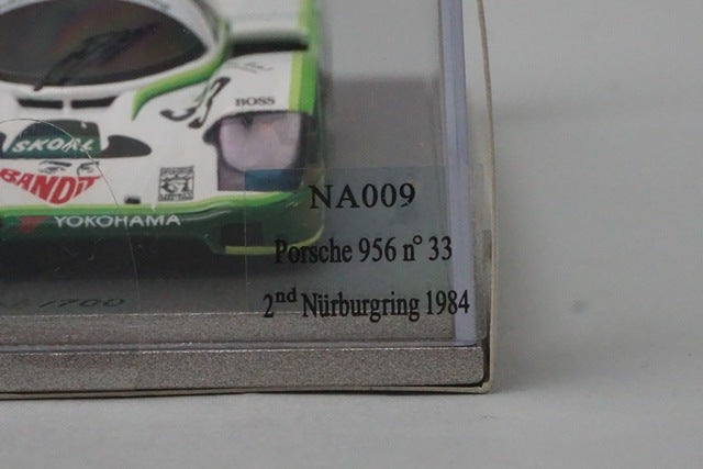 1:43 Spark NA009 Porsche 956 Nürburgring 2nd 1984 #33 D.Hobbs / T.Boutsen