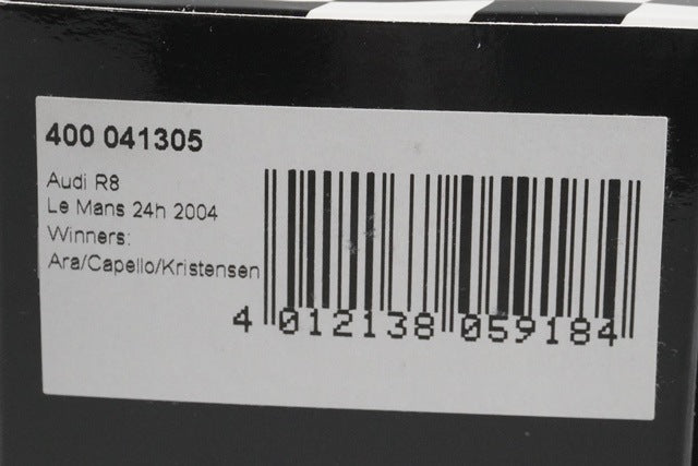 1:43 MINICHAMPS 400041305 Audi R8 24H LM 2004 #5 model car