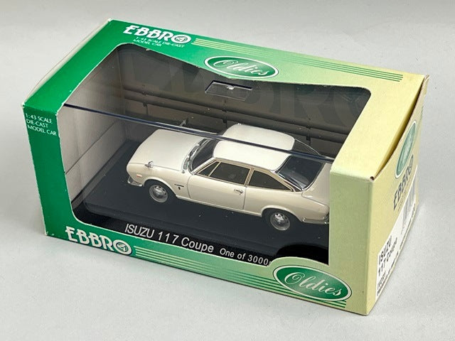1:43 EBBRO 43400 Isuzu 117 Coupe Ivory