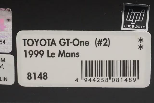 1:43 HPI 8148 Toyota GT-One Le Mans 1999 #2