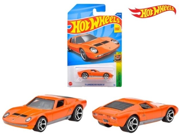 HHF53 Hot Wheels Basic Car '71 Lamborghini Miura SV 12pcs model car