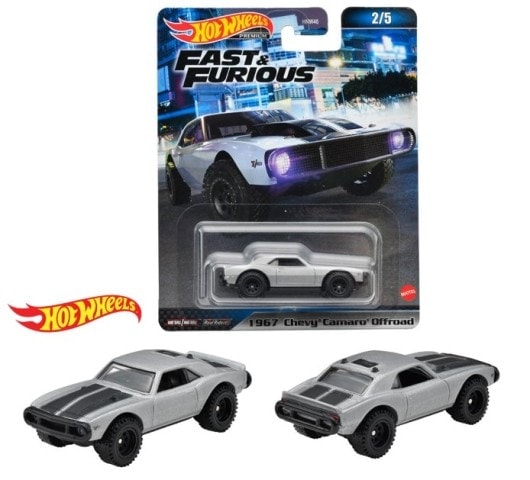 HNW47 Hot Wheels Fast and Furious 1967 Chevy Camaro Off-Road Pack of 10 model car