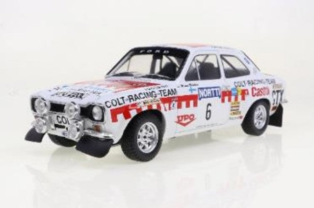 18RMC141 ixo 1:18 Ford Escort MKI RS 1600 1974 1000 Lakes Rally #6 H.Mikkola / J.Davenport