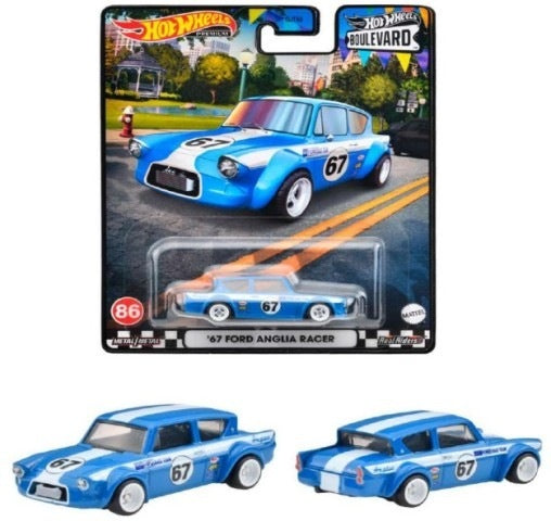 HKF32 Hot Wheels Boulevard - 67 Ford Anglia Racer, 10 pieces per carton model car