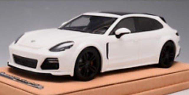 AB Models 1:18 Porsche Panamera White model car