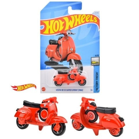 HXP89 Hot Wheels Basic Car Vespa 90 SS Super Sprint 1966 1 carton 12 pieces model car