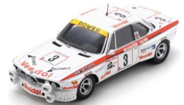 SB640 Spark 1:43 BMW 3.0 CSi #3 24H Spa 1975 J-J. Feider - J-M. Detrin model car