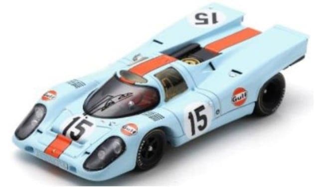 US346 Spark 1:43 Porsche 917K #15 4th 12H Sebring 1970 P. Rodriguez - L. Kinnunen - J. Siffert model car