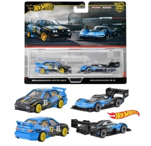 HRR83-9866 Hot Wheels Volkswagen Premium 2-Pack Jetta MK3 ID R model car