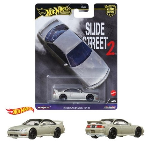 HKC83-9866 Hot Wheels Car Culture Slide Street Nissan 240SX (S14) (1 carton: 10 pieces)