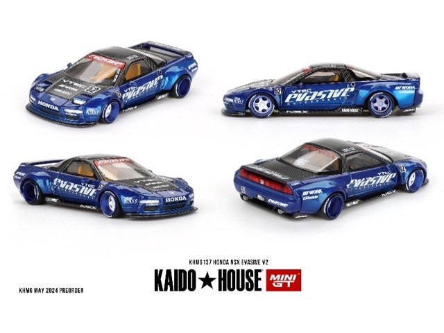KHMG137 TSM MINI-GT 1:64 Honda NSX Evasive V2 (Left-hand drive)