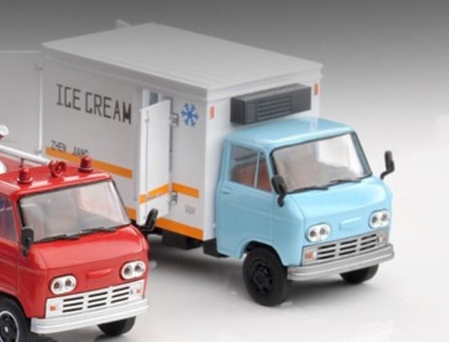 Y50-8 拓意 XCARTOYS 1:64 Beijing Second Automobile Factory BJ-130 Light Freight Vehicle Zhenjiang Automobile Manufacturing Plant ZJ130LC Light Refrigerated Vehicle