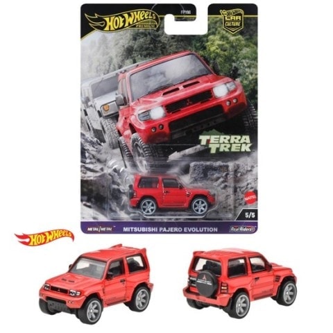 HRV89-9866 Hot Wheels Mitsubishi Car Culture Terratrek Mitsubishi Pajero Evolution 10 pieces per carton model car