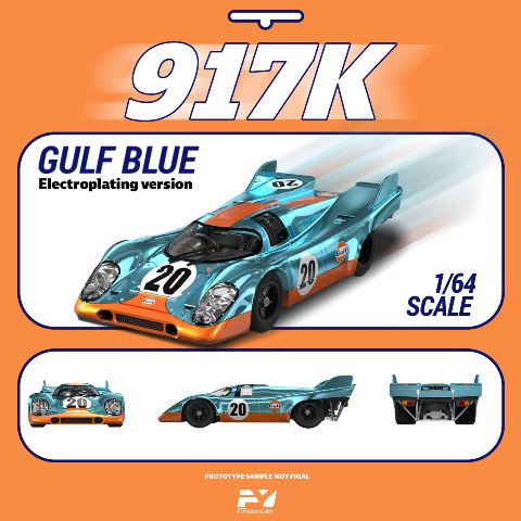FY64067 Finclassically 1:64 Porsche 917K GULF BLUE #20