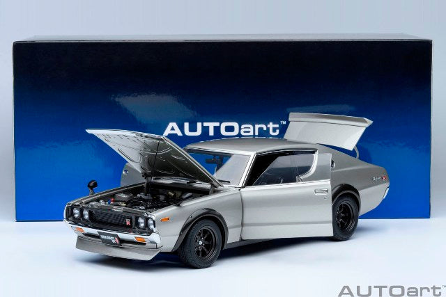 77466 AUTOart 1:18 Nissan Skyline 2000GT-R (KPGC110) Tuned Version Silver
