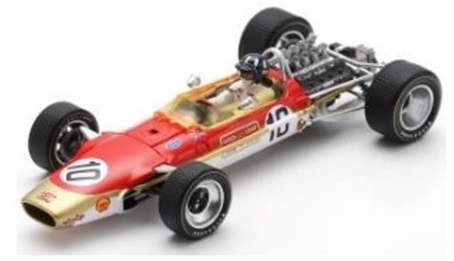 S4829 Spark 1:43 Lotus 49 Spanish GP Winner 1968 #10 G.Hill model car