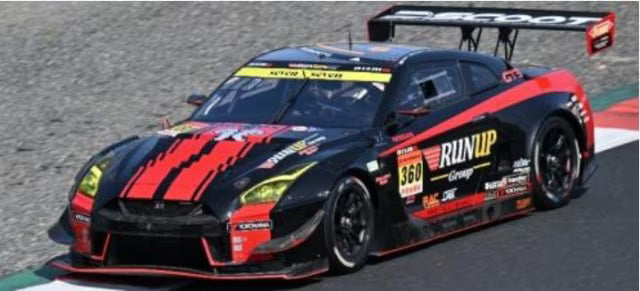 43SGT25360 Spark 1:43 RUNUP RIVAUX GT-R TOMEI SPORTS #360 GT300 SUPER GT 2025 Takayuki Aoki - Rin Arakawa