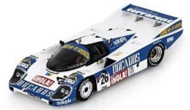 S9865 Spark 1:43 Porsche 956 #26 8th Le Mans 24H 1985 J. Lassig J. Pareja H. Regout