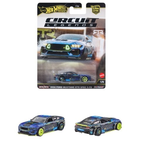 JBK48-9866 Hot Wheels Car Culture Circuit Legends 2024 Ford Mustang RTR Spec 5-FD (1 carton: 10 pieces)