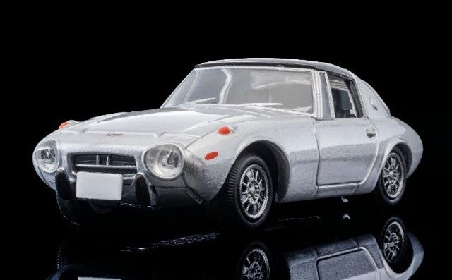 LV-139c TOMYTEC 1:64 Toyota Sports 800 with Custom Wheels (Silver) 1969 Model 336037
