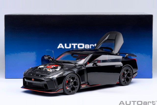 77513 AUTOart 1:18 Nissan GT-R50 by ITALDESIGN Black Matte Black model car