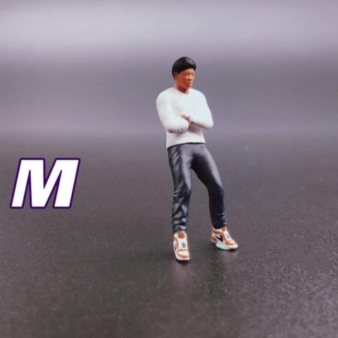 WT2023090417M WT Minifactory 1:64 figure, male, medium type