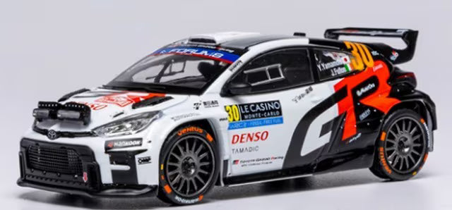 RAM983 ixo 1:43 Toyota GR Yaris Rally2 2025 Rally Monte Carlo #30 Y. Yamamoto / J. Fulton