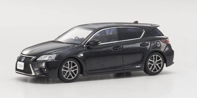 KS03656BK2 KYOSHO 1:43 Lexus CT200h F SPORT Graphite Black Glass Flake model car