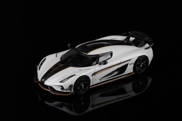 Pre-order ] SC art 1:64 Koenigsegg Regera Carbon Fiber Pearl White – Boost  Gear
