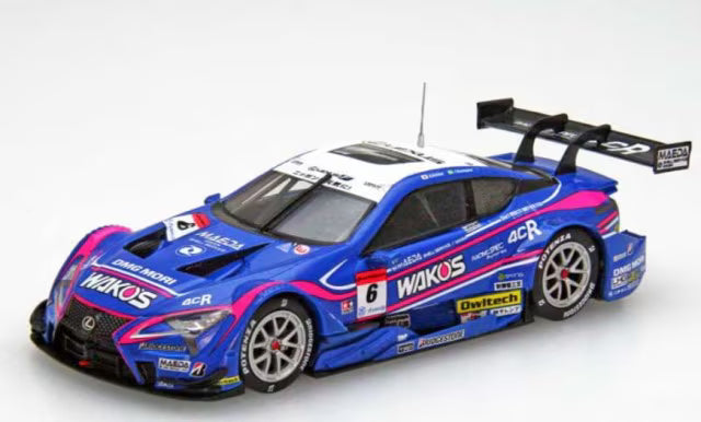 45615 EBBRO 1:43 WAKO'S 4CR LC500 SUPER GT GT500 2018 #6 model car