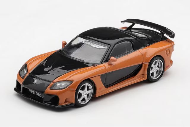 【一部未開封】タリホー前田モデルセット Tally-Ho Maeda model Pre-order ] MGT01251-BL TSM MINI-GT 1:64 Mazda RX-7 VeilSide