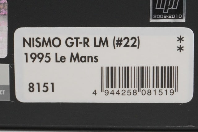 1:43 HPI 8151 Nismo GT-R LM Le Mans 1995 #22 H.Fukuyama/M.Kondo/S.Kasuya