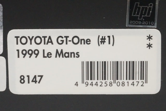 1:43 HPI 8147 Toyota GT-One Le Mans 1999 #1