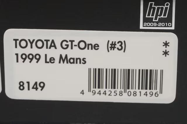 1:43 HPI 8149 Toyota GT-One Le Mans 1999 #3