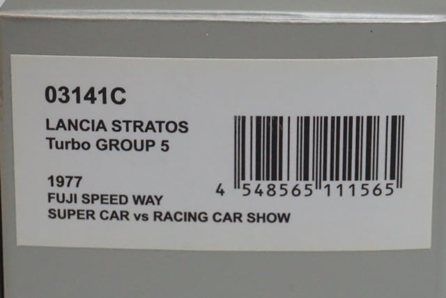 1:43 KYOSHO 03141C Lancia Stratos Turbo Group 5 #539 model car