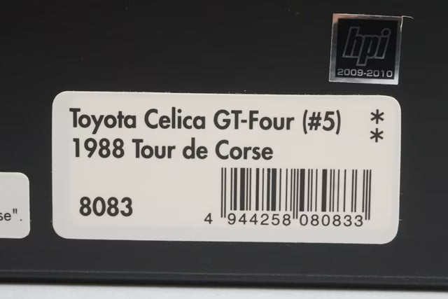 1:43 HPI 8083 Toyota Celica GT-Four Tour de Corse 1988 #5