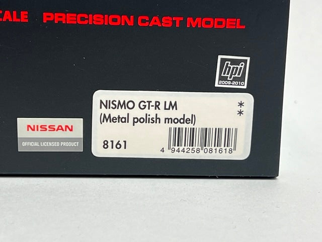 1:43 HPI 8161 Nissan Nismo GT-R Le Mans Metal Polished Model