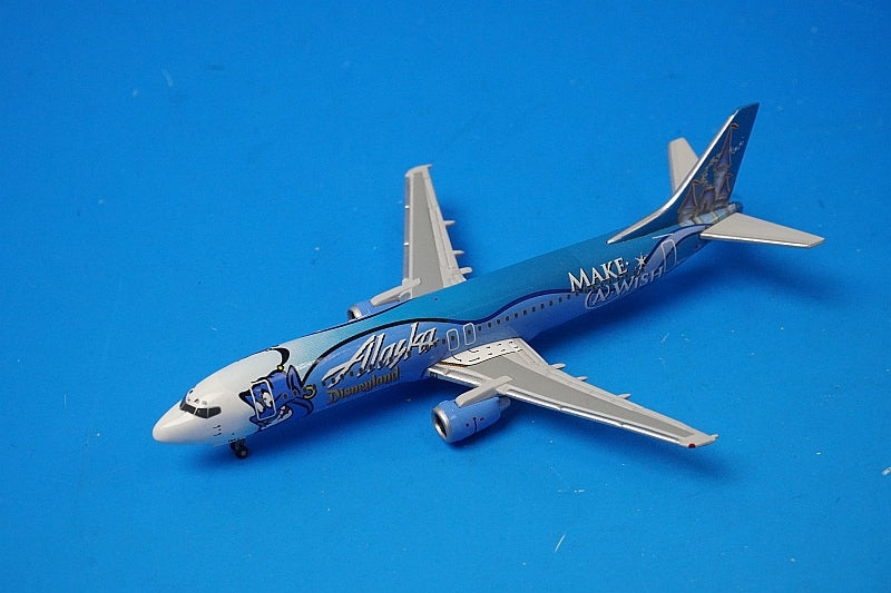 1:400 B737-400 Alaska MAKE A WISH Disneyland N706AS GJASA748 1:400 B737-400 Alaska MAKE A WISH Disneyland N706AS GJASA748